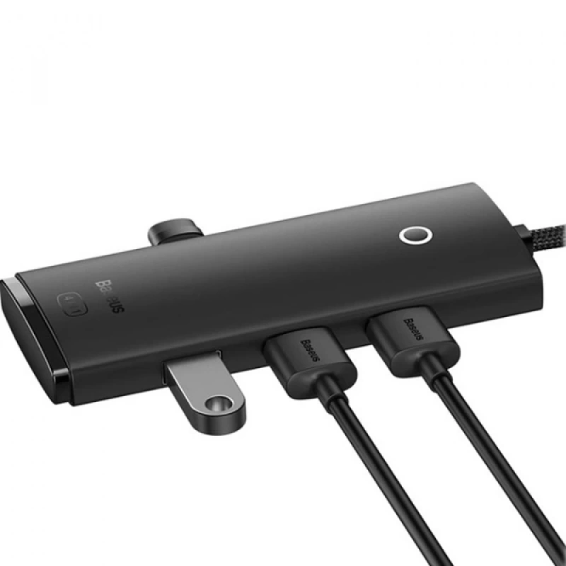 Baseus Lite Series 4 Portlu Type-C to USB 3.0 HUB Adaptör 25cm