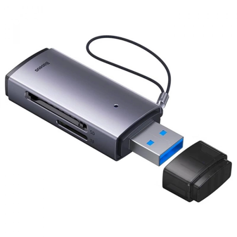 Baseus Lite Series USB-A SD-MicroSD Hafıza Kart Okuyucu Dönüştürücü Adaptör