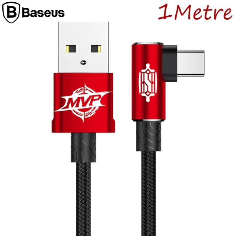 Baseus Mvp Elbow Usb Type-C Oyuncu  Şarj Usb Kablo 1 Metre