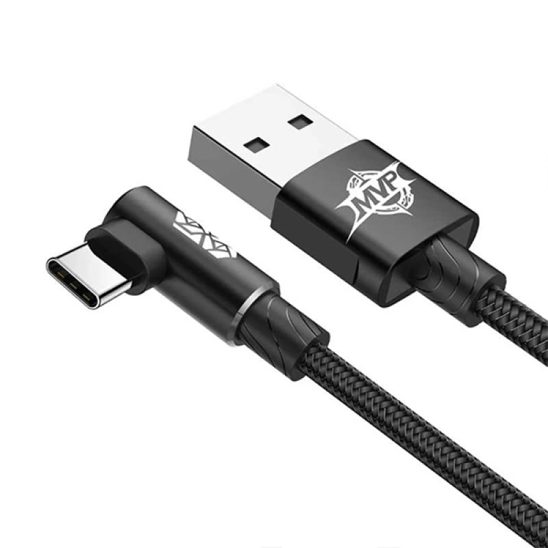 Baseus Mvp Elbow Usb Type-C Oyuncu  Şarj Usb Kablo 1 Metre