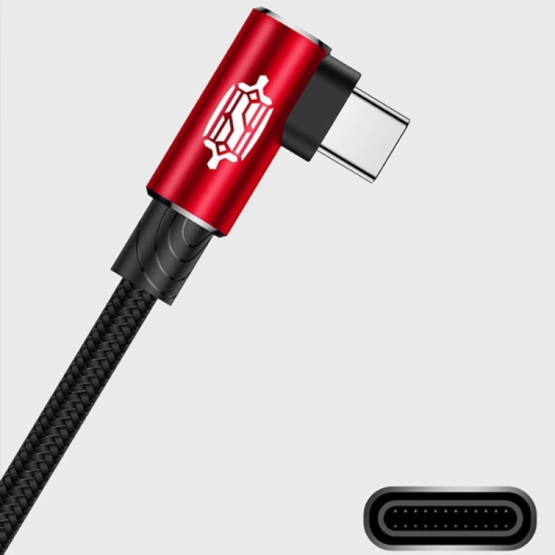 Baseus Mvp Elbow Usb Type-C Oyuncu  Şarj Usb Kablo 1 Metre