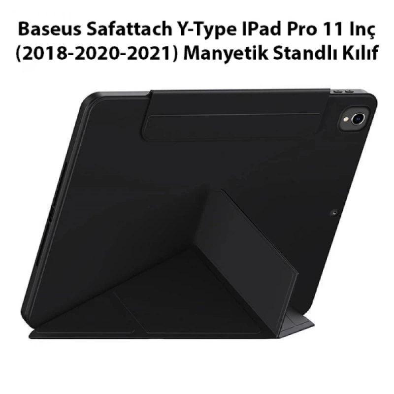 Baseus Safattach Y-Type IPad Pro 11 Inç (2018-2020-2021) Manyetik Standlı Kılıf