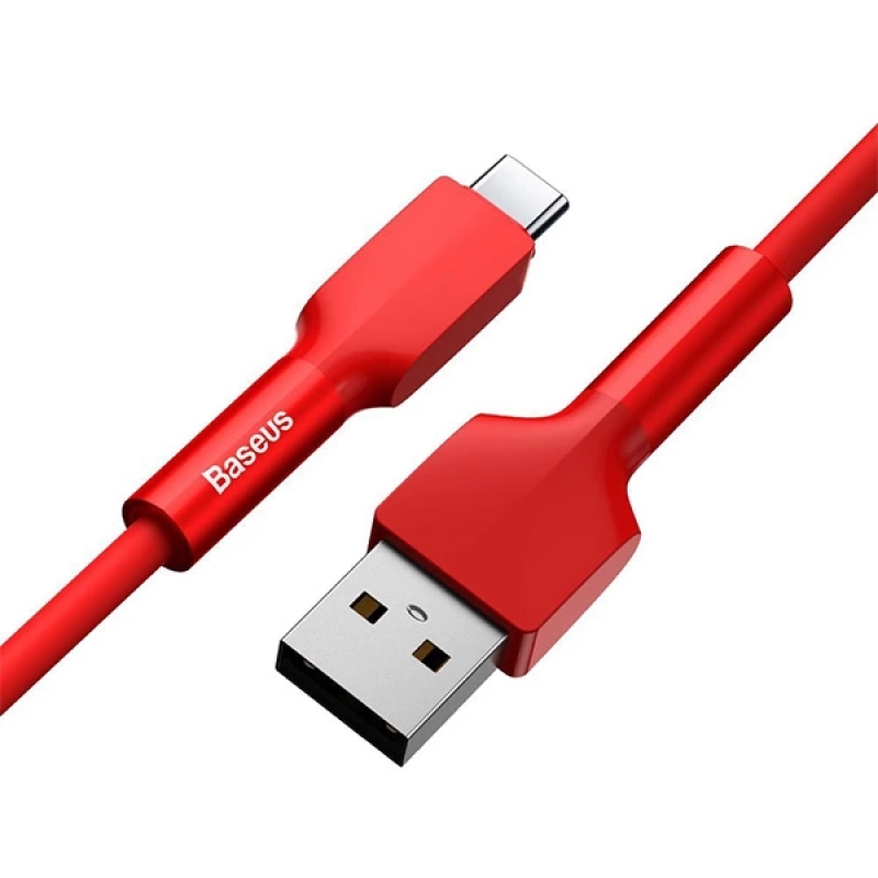 BASEUS Silica Gel USB Type-C 3.0A Hızlı Şarj  Usb Şarj Kablosu 1M