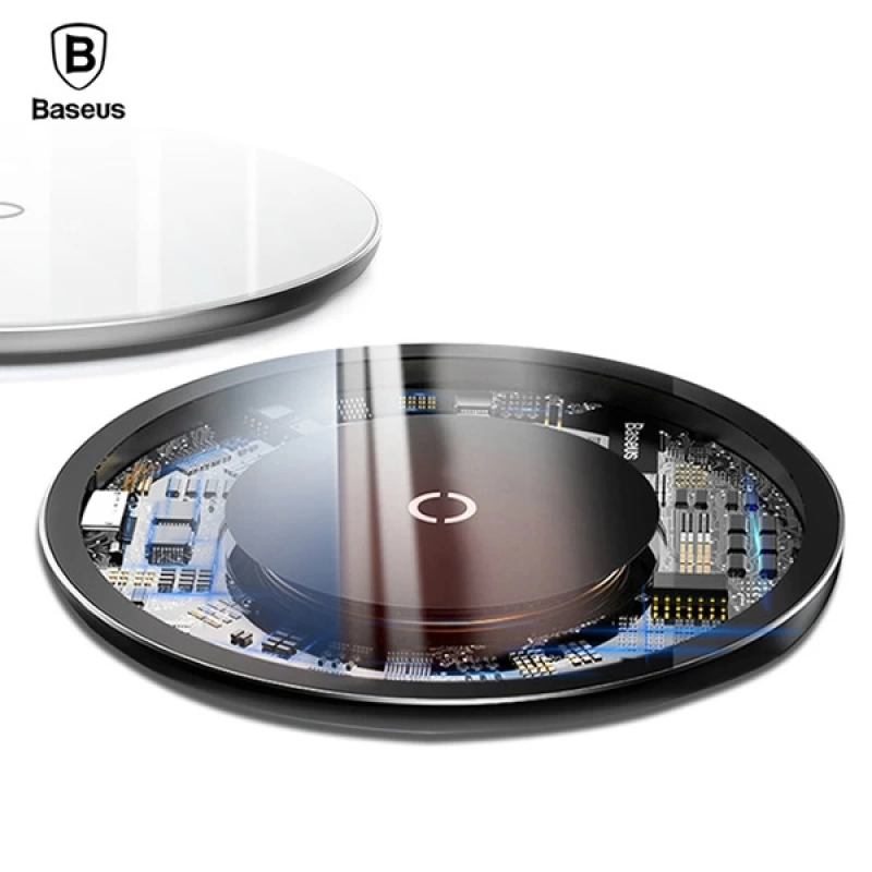 Baseus Simple Kristal 10W Qi Wireless Kablosuz Hızlı Şarj