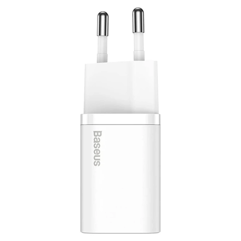 Baseus Super Si 20W PD Type-C Hızlı Şarj Adaptörü 20W İPhone 15-14-13- 12-11 Hızlı Şarj