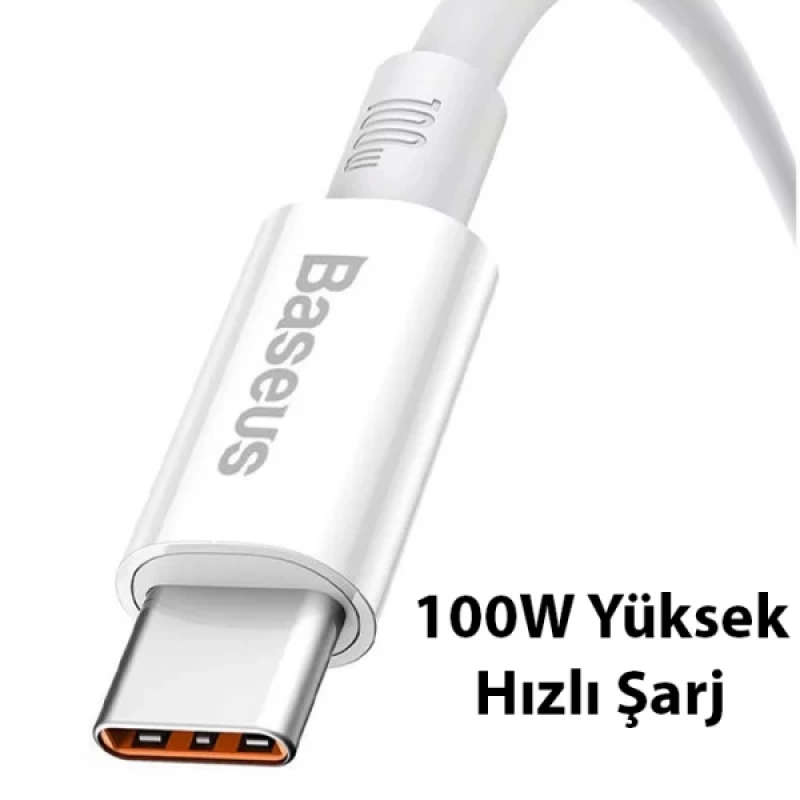 Baseus Superior Series PD 100W USB to Type-C Ultra Hızlı Şarj ve Data Kablosu 1m