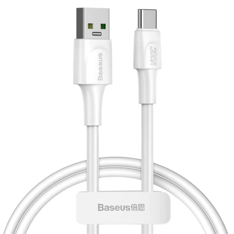 BASEUS VOOC Flash Şarj  Type-C 5A Hızlı Şarj USB Şarj Kablosu 2M