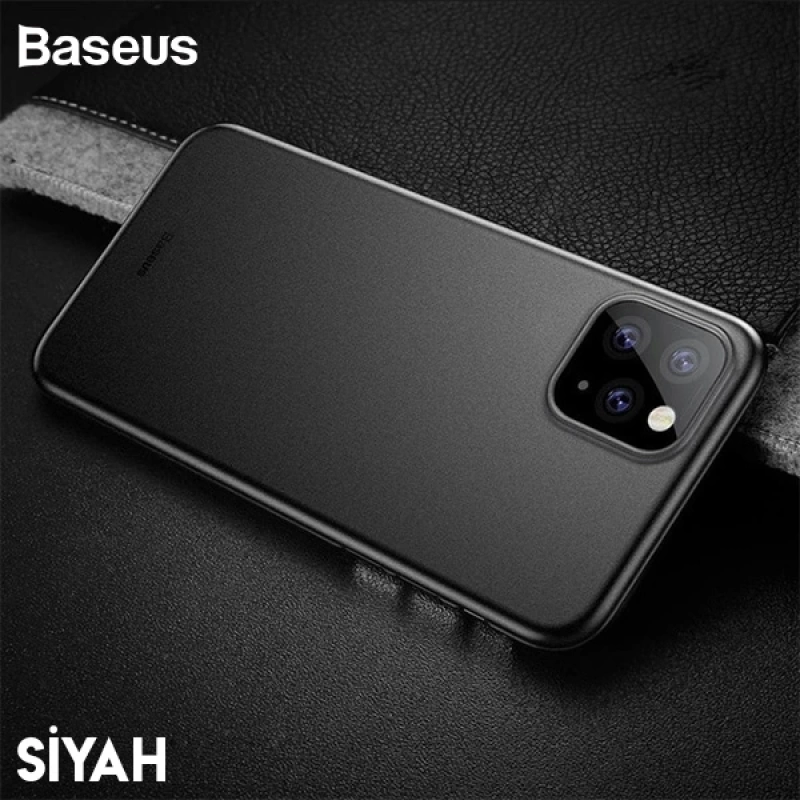 Baseus Wing Case İPhone 11 Pro 5.8  Ultra İnce Lux Mat Şeffaf Kılıf