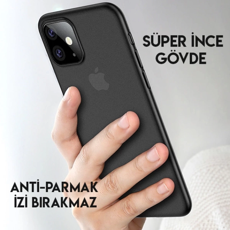 Baseus Wing Case İPhone 11 Pro 5.8  Ultra İnce Lux Mat Şeffaf Kılıf