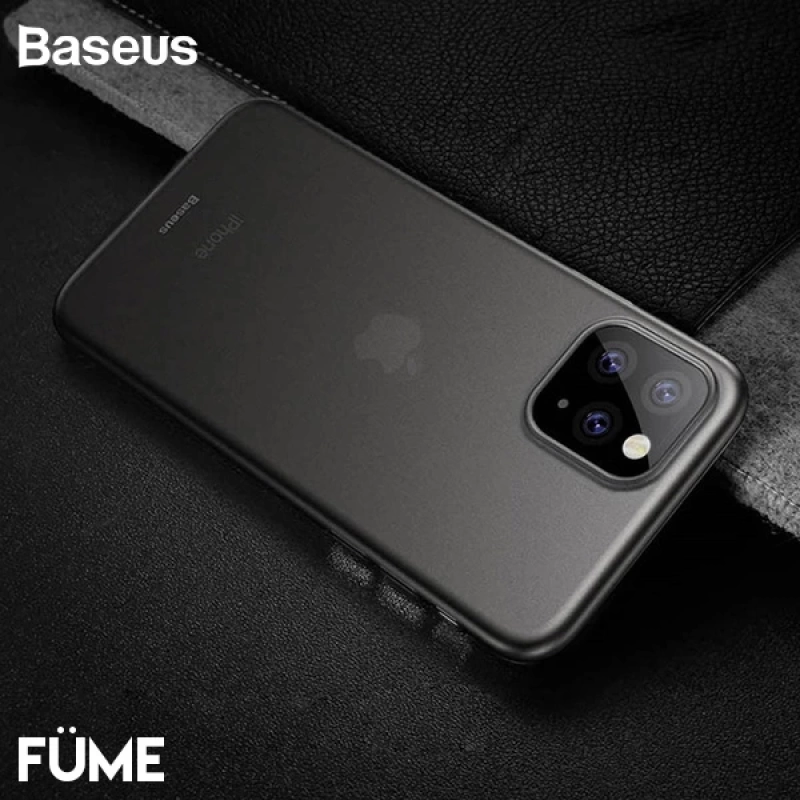 Baseus Wing Case İPhone 11 Pro 5.8  Ultra İnce Lux Mat Şeffaf Kılıf