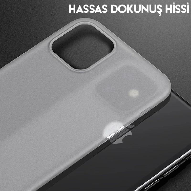 Baseus Wing Case İPhone 11 Pro 5.8  Ultra İnce Lux Mat Şeffaf Kılıf