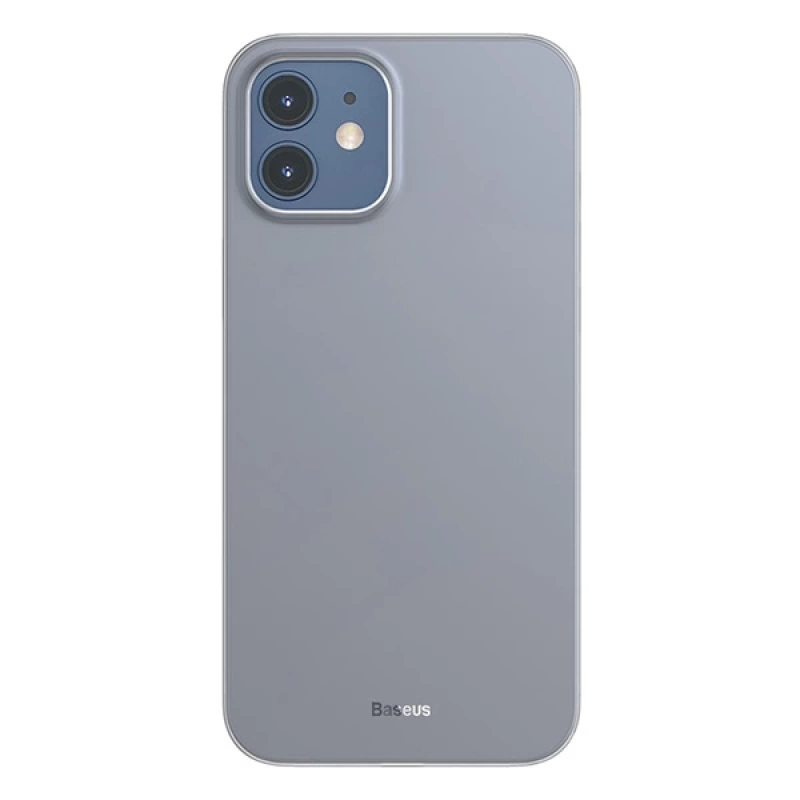 Baseus Wing Case İPhone 12 6.1 Kılıf Ultra İnce Lux Mat Şeffaf Kılıf