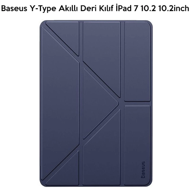 Baseus Y-Type Akıllı Deri Kılıf  İPad 7 nesil 10.2inch Tablet Kılıf