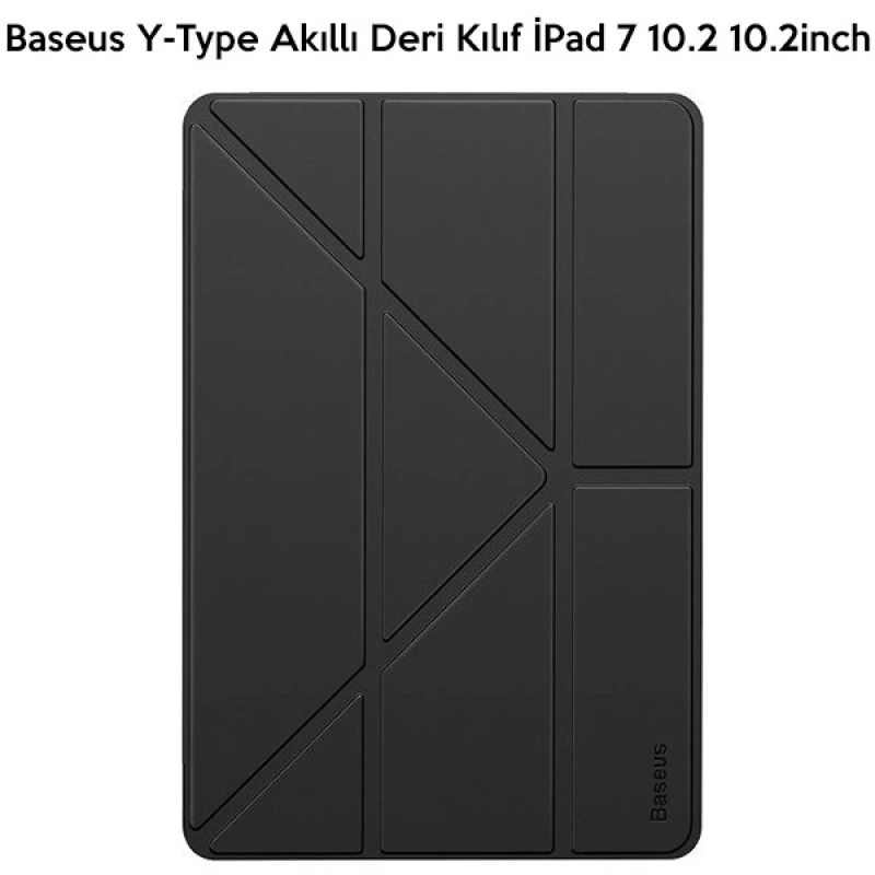 Baseus Y-Type Akıllı Deri Kılıf  İPad 7 nesil 10.2inch Tablet Kılıf