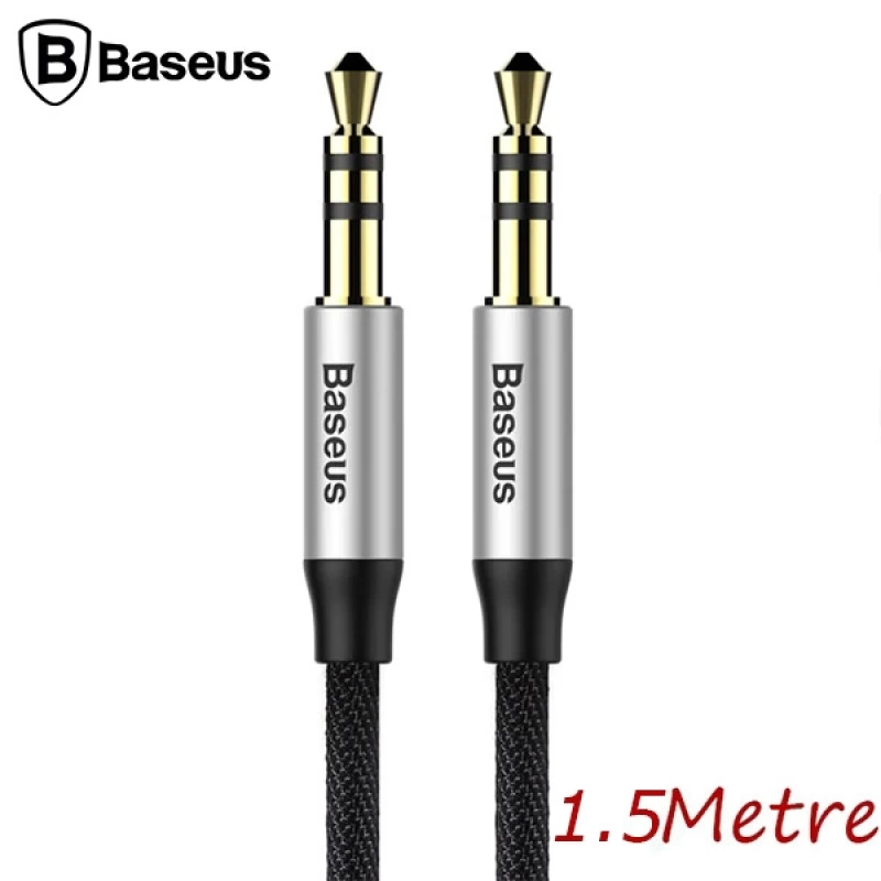 Baseus Yiven M30 3.5mm Aux Kablo 1.5 metre Halat Aux Kablo