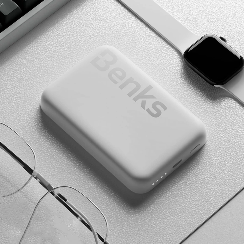 More TR Benks MP10 Magsafe Magnetik İnce Tasarımlı Powerbank 6000mAh