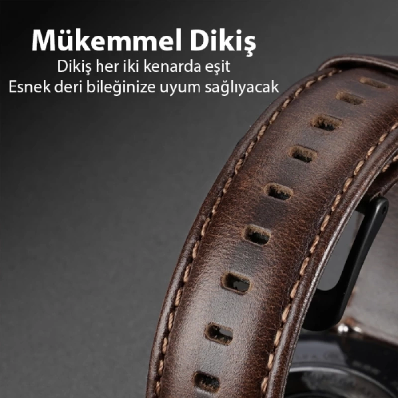 Dux Ducis Apple Watch 38-40-41MM için Business Deri Kayış Kordon