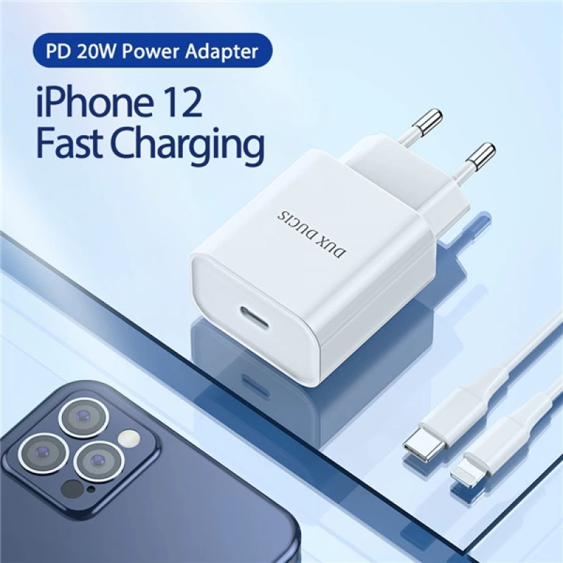 DUX DUCIS C50 PD 20W Hızlı Şarj Aleti 20W USB-C Güç Adaptörü