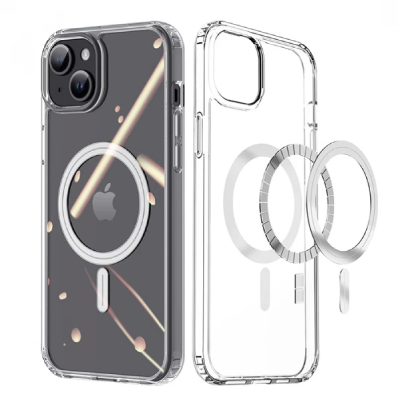 Dux Ducis Clin Mag Series iPhone 15 Plus Magsafe Uyumlu Manyetik Silikon Kılıf