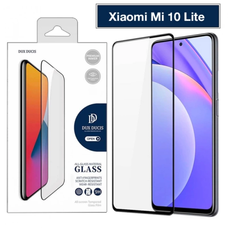 Dux Ducis Full Kaplama Xiaomi Mi 10 Lite Cam Ekran Koruyucu