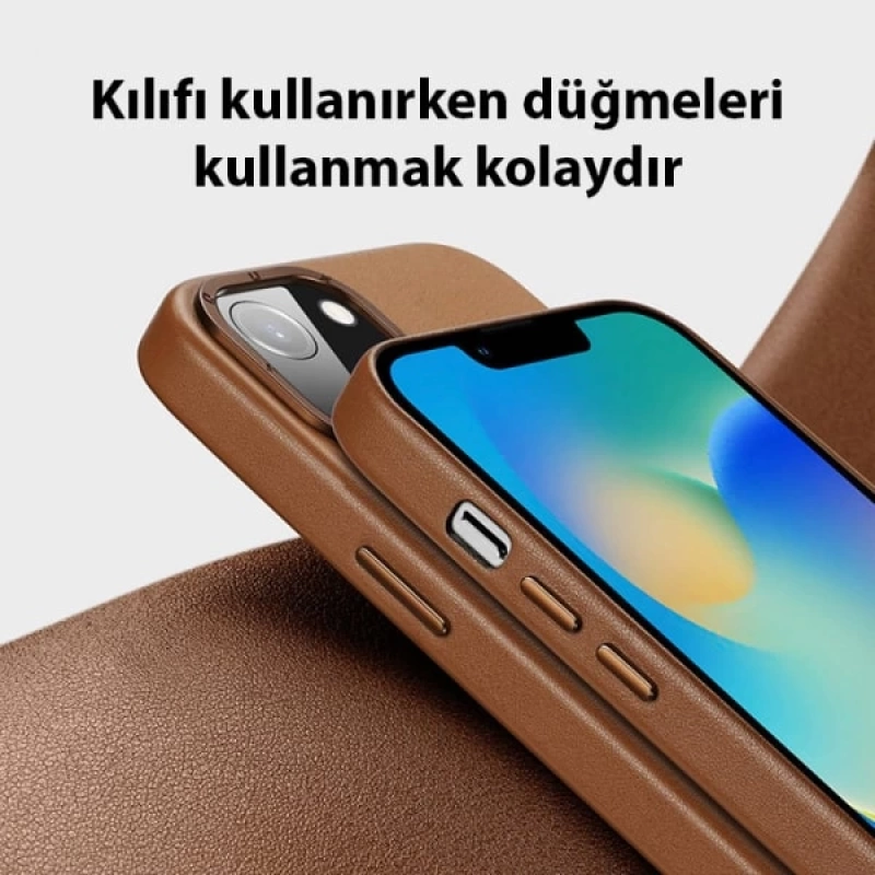 Dux Ducis Grit Series iPhone 14 Plus 6.7inç Premium MagSafe Uyumlu Kılıf