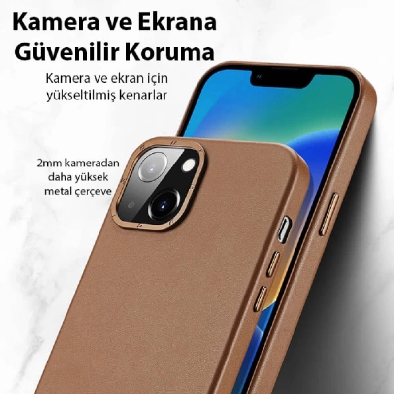 Dux Ducis Grit Series iPhone 14 Plus 6.7inç Premium MagSafe Uyumlu Kılıf