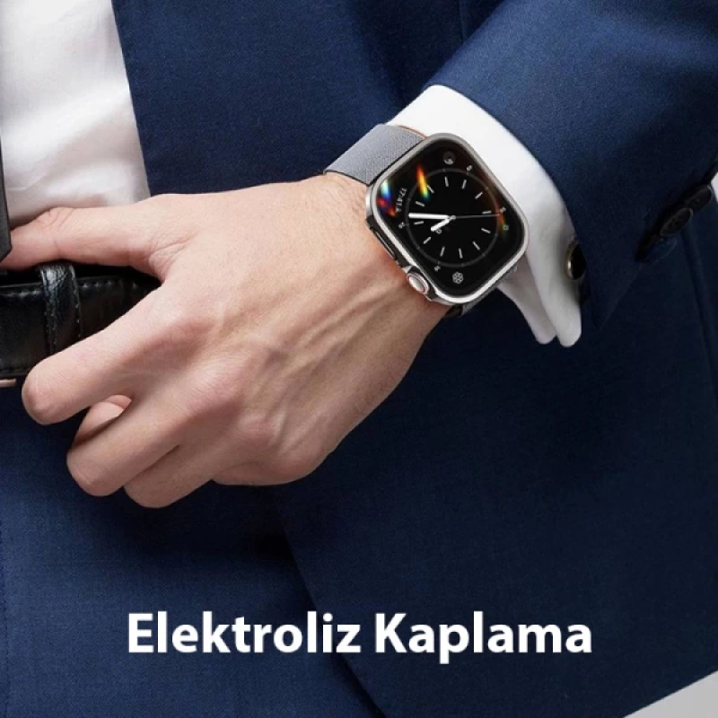 Dux Ducis Hamo Series Apple Watch 41mm için Hard PC Full Koruma Sert Armor Zırh Kılıf