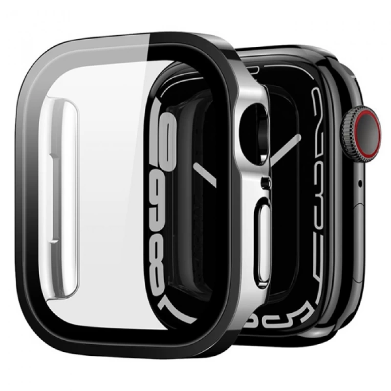 Dux Ducis Hamo Series Apple Watch 45mm için Hard PC Full Koruma Sert Armor Zırh Kılıf