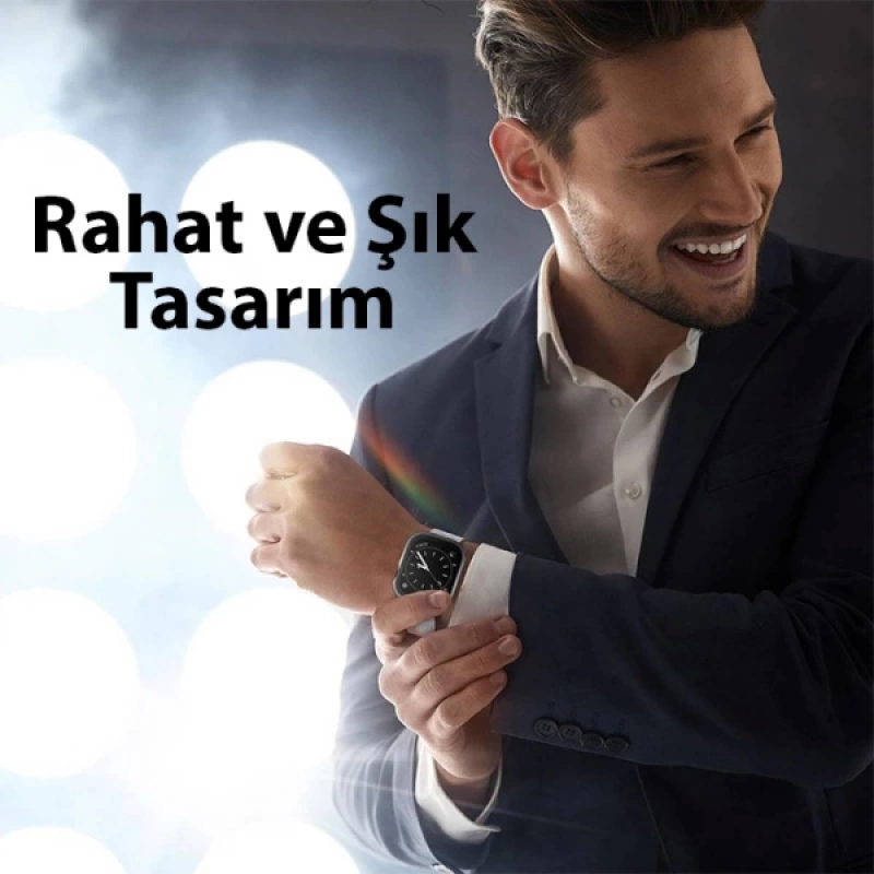 Dux Ducis Hamo Series Apple Watch Ultra 49mm için Hard PC Full Koruma Sert Armor Zırh Kılıf