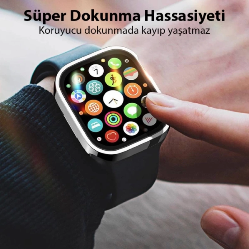 Dux Ducis Hamo Series Apple Watch Ultra 49mm için Hard PC Full Koruma Sert Armor Zırh Kılıf