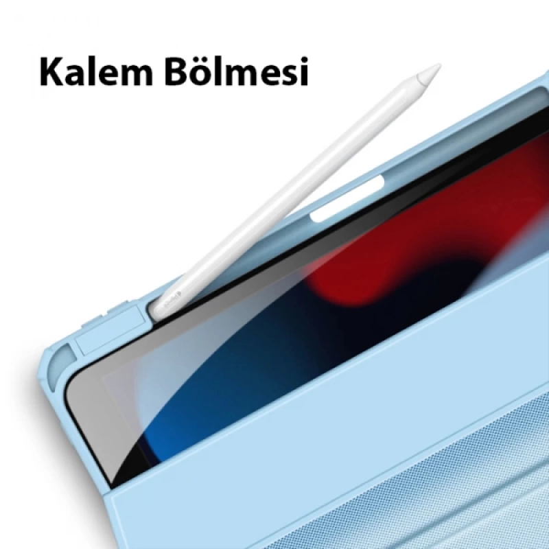 Dux Ducis iPad 10.2 2022 Kılıf Toby Series Kalem Yerli Manyetik Kapaklı Kılıf