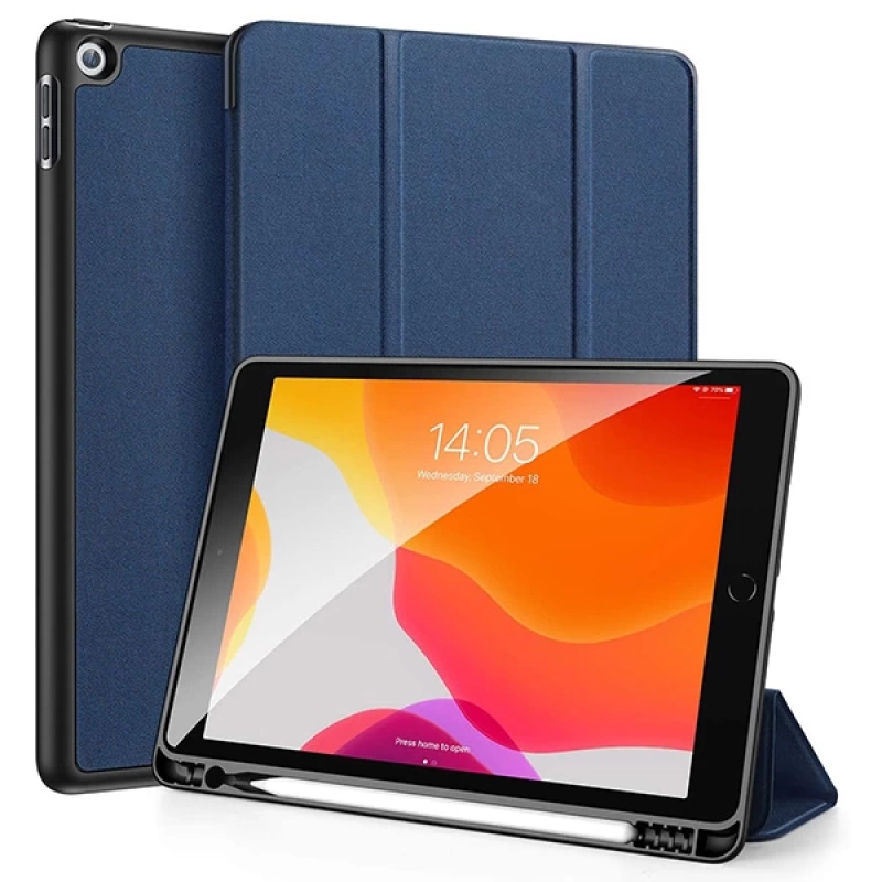 Dux Ducis iPad 7-8-9 10.2 (2019,2020,2021) Kılıf Kalem Yerli Soft Tpu Mıknatıslı Domo Kılıf