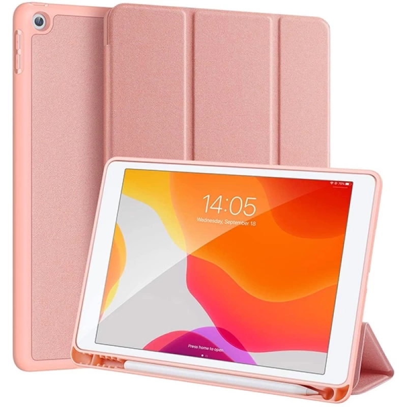 Dux Ducis iPad 7-8-9 10.2 (2019,2020,2021) Kılıf Kalem Yerli Soft Tpu Mıknatıslı Domo Kılıf