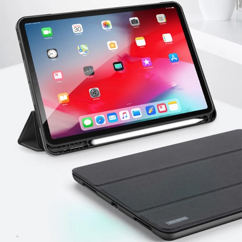 DUX DUCİS iPad Air 4 10.9 Kılıf Kalem Yerli Soft Tpu Mıknatıslı Kılıf (Domo)