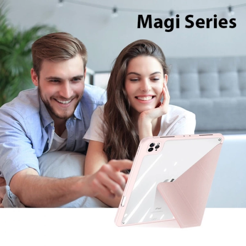 Dux Ducis iPad Pro 11 2022-2021-2020-2018 Kılıf Magi Series Kalem Tutuculu Uyku Modlu Kapaklı Kılıf