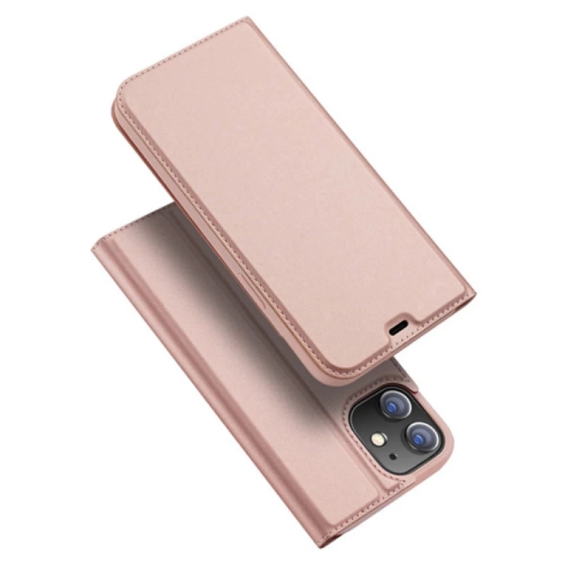 DUX DUCİS İPhone 12 Mini Kılıf Kapaklı Flip Cover Kılıf Skin Pro Series Kılıf