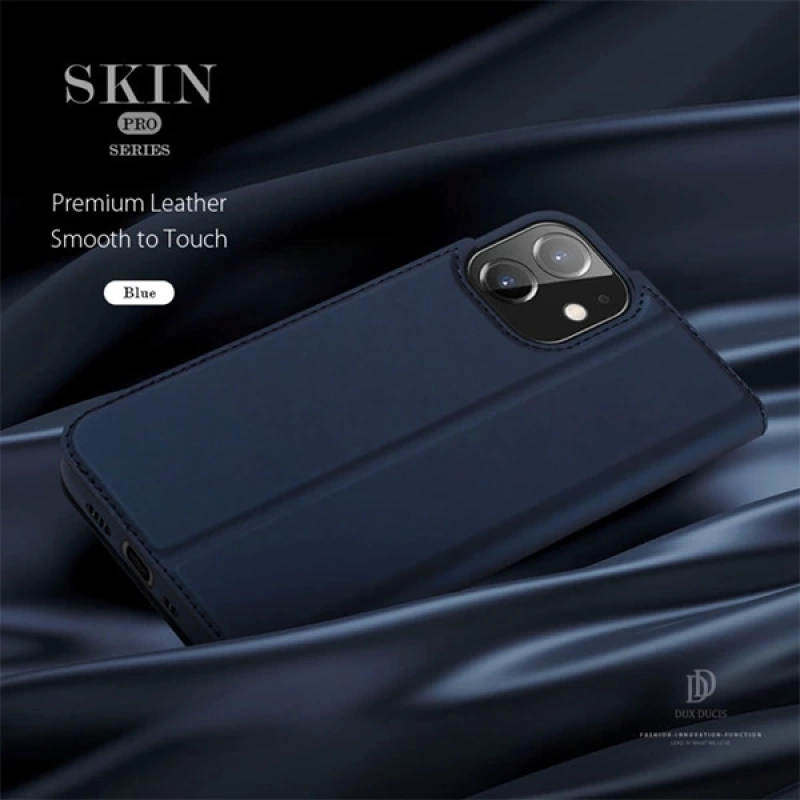 DUX DUCİS İPhone 12 Mini Kılıf Kapaklı Flip Cover Kılıf Skin Pro Series Kılıf