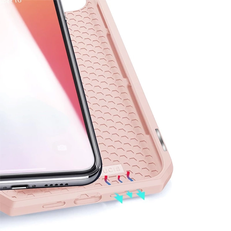 DUX DUCİS iPhone 12 Mini Kılıf Mıkantıslı Kapaklı Flip Cover Kılıf Skin X Series Flip Case