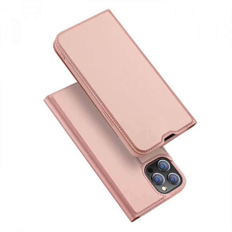 Dux Ducis iPhone 13 Pro Max 6.7inç Kılıf Kapaklı Flip Cover Kılıf SkinPro Series