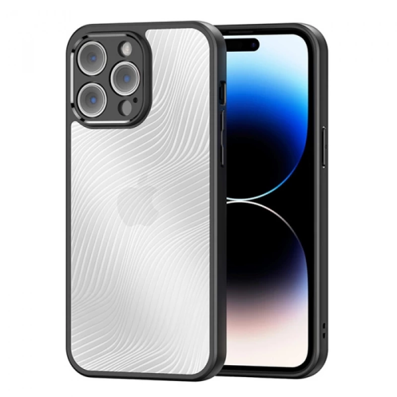 Dux Ducis iPhone 14 Pro Aimo Series Premium Buzlu Sert PC-TPU Kılıf