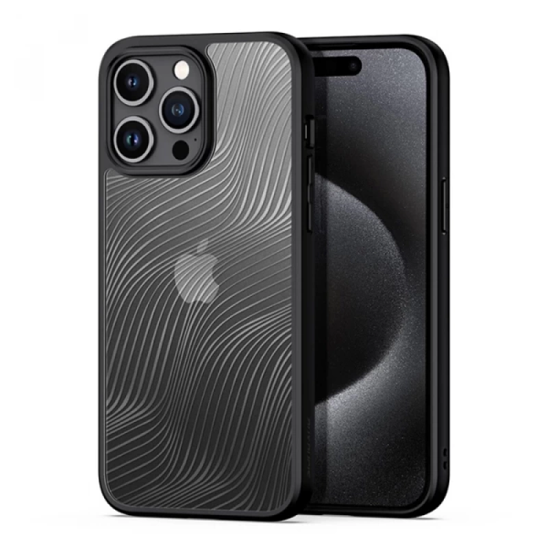 Dux Ducis iPhone 15 Pro Aimo Series Premium Buzlu Sert PC-TPU Kılıf