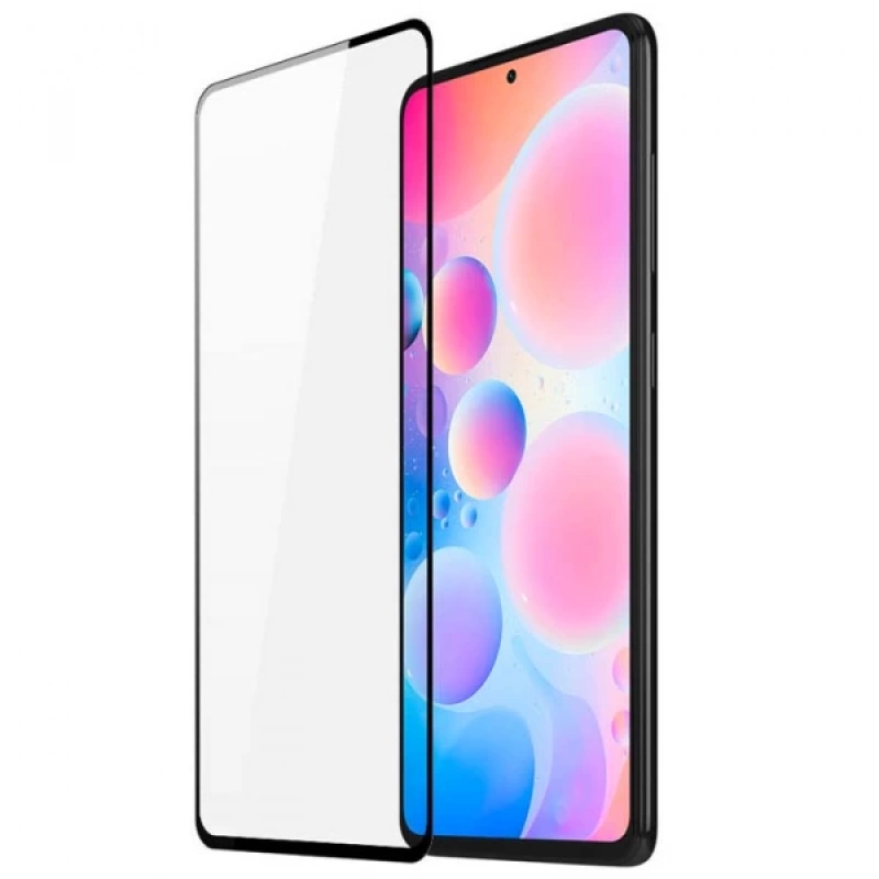 Dux Ducis Redmi Note 10 Pro -K40+Pro Tempered Cam Ekran Koruyucu 9D Full Kaplama