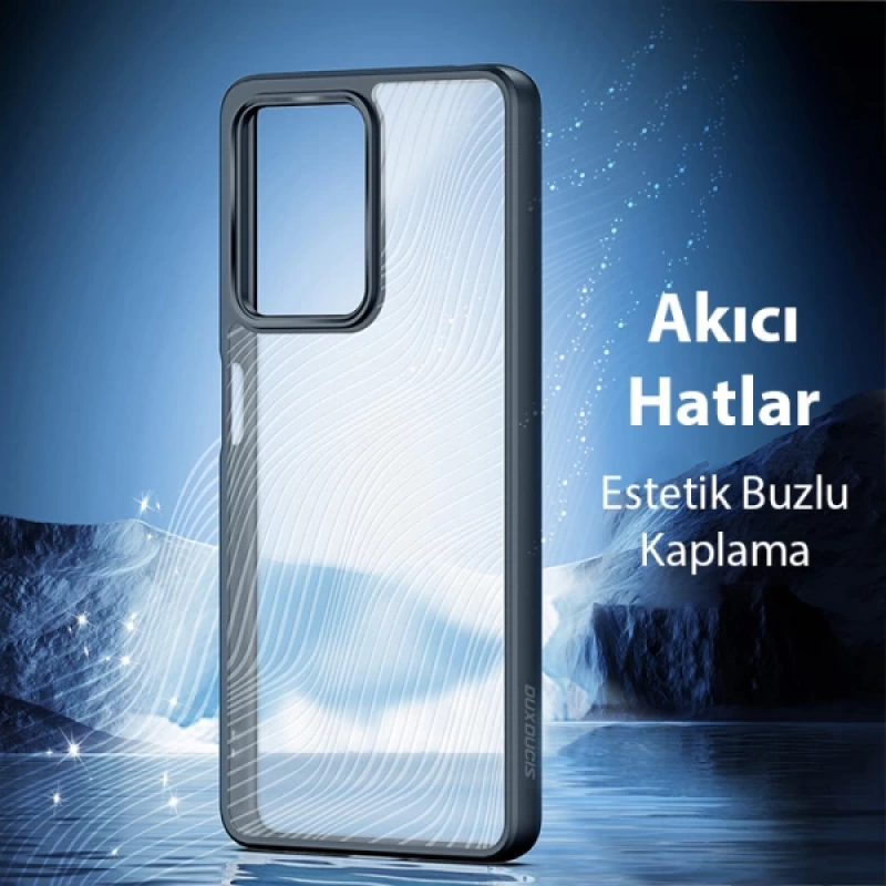 Dux Ducis Redmi Note 12 Pro 5G - Poco X5 Pro 5G Aimo Series Premium Buzlu Sert PC-TPU Kılıf