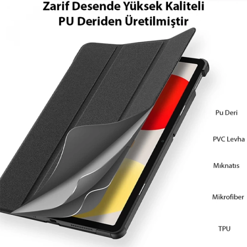 Dux Ducis Redmi Pad SE 11 Domo Series Premium Deri Kılıf