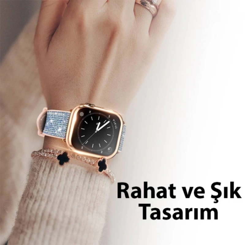 Dux Ducis Samo Series Apple Watch 45mm için Soft TPU Full Koruma Ultra İnce Silikon Kılıf