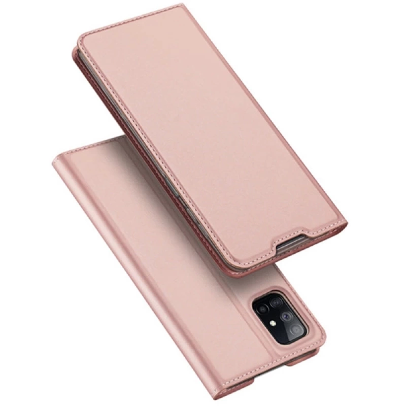 DUX DUCİS SM Galaxy M51 Kılıf Kapaklı Flip Cover Kılıf Skin Pro Series Kılıf