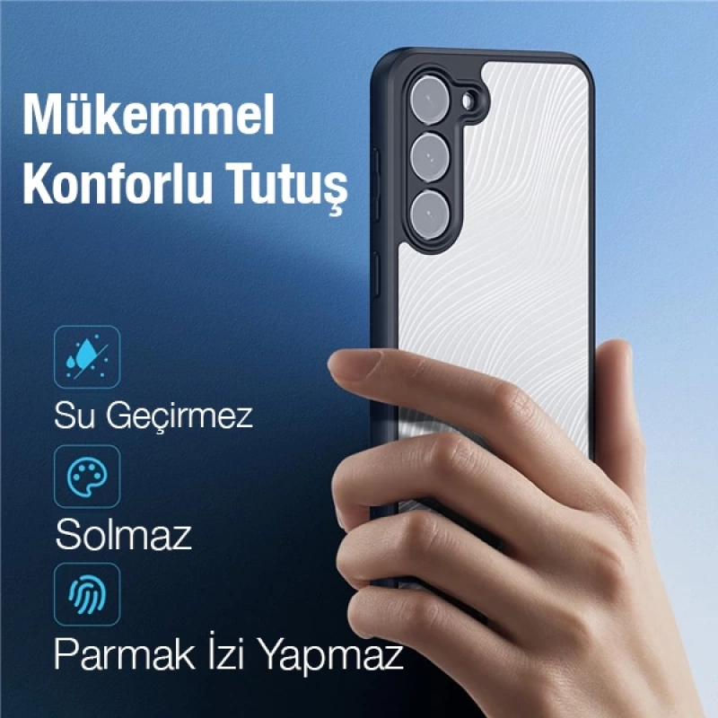 Dux Ducis SM Galaxy S23 Aimo Series Premium Buzlu Sert PC-TPU Kılıf