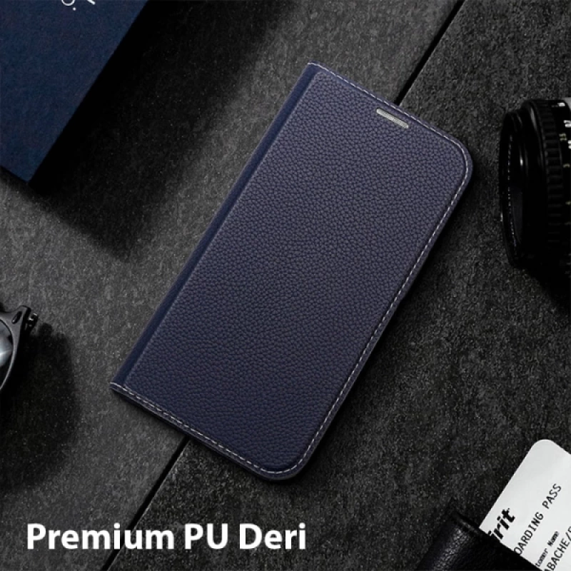 Dux Ducis SM Galaxy S23 Kılıf Skin X2 Series Magnetic PU Deri Manyetik Kapaklı Kılıf