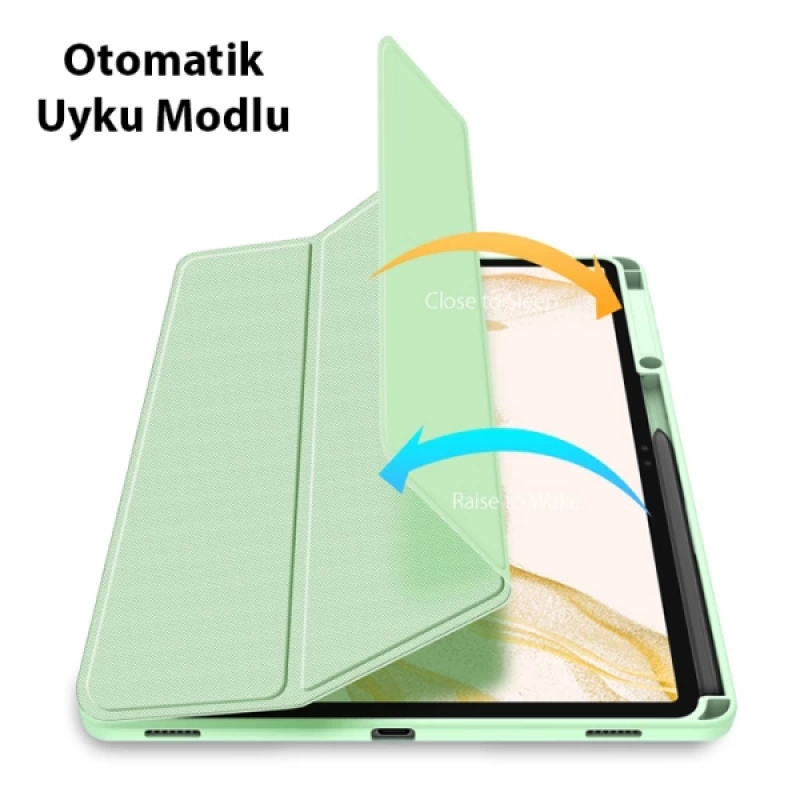 Dux Ducis SM Galaxy Tab S8-S7 Kılıf Toby Series Manyetik Kapaklı Kılıf (X700-X706)-(T870-T875-T876B)