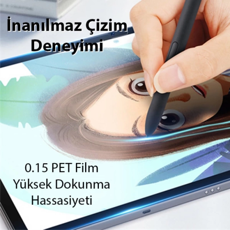 Dux Ducis SM Galaxy Tab S8 Ultra S9 ultra Paperfeel Pet Ekran Koruyucu 0.15mm Darbe Emici Film